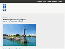 Tablet Screenshot of hauptverbandstagung.hlbs.de